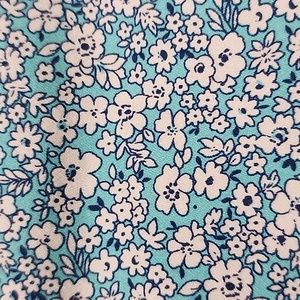 Turquoise w/White & Blue Flower Pattern Summer Shorts NWOT *The Limited* Sz. 6